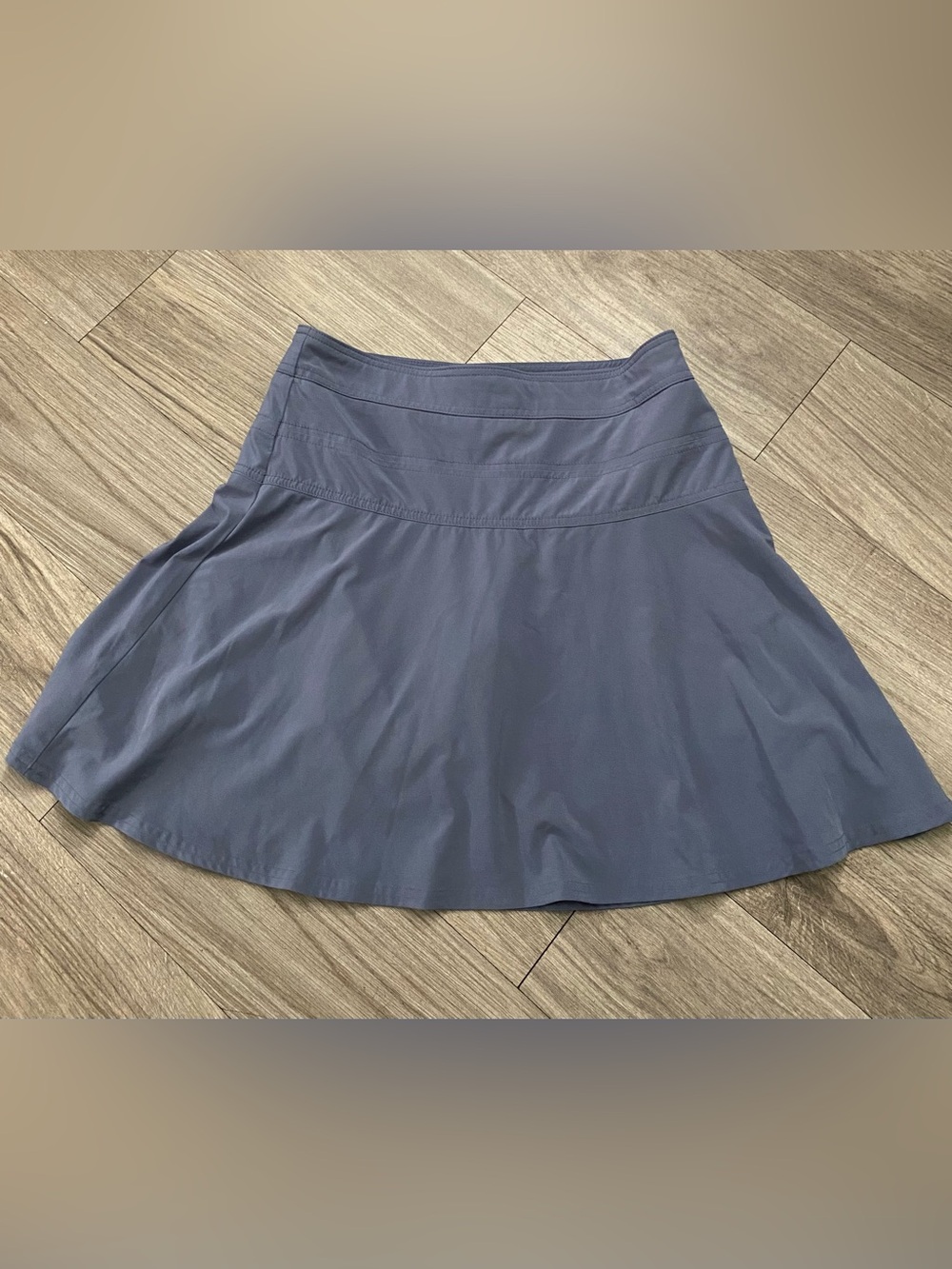 Athleta Gray Flared A-Line Performance Skirt